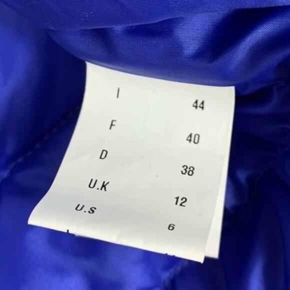 Marido Firenze | US 6 | Designer Goose Down Leather Trim Puffer Coat Jacket $590 - Picture 8 of 12